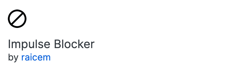 Complemento de Firefox - Bloqueador de impulsos